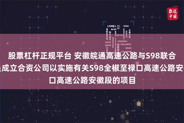 股票杠杆正规平台 安徽皖通高速公路与S98联合体其他成员成立